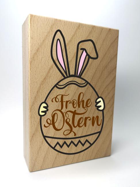 Frohe Ostern - Ei mit Ohren